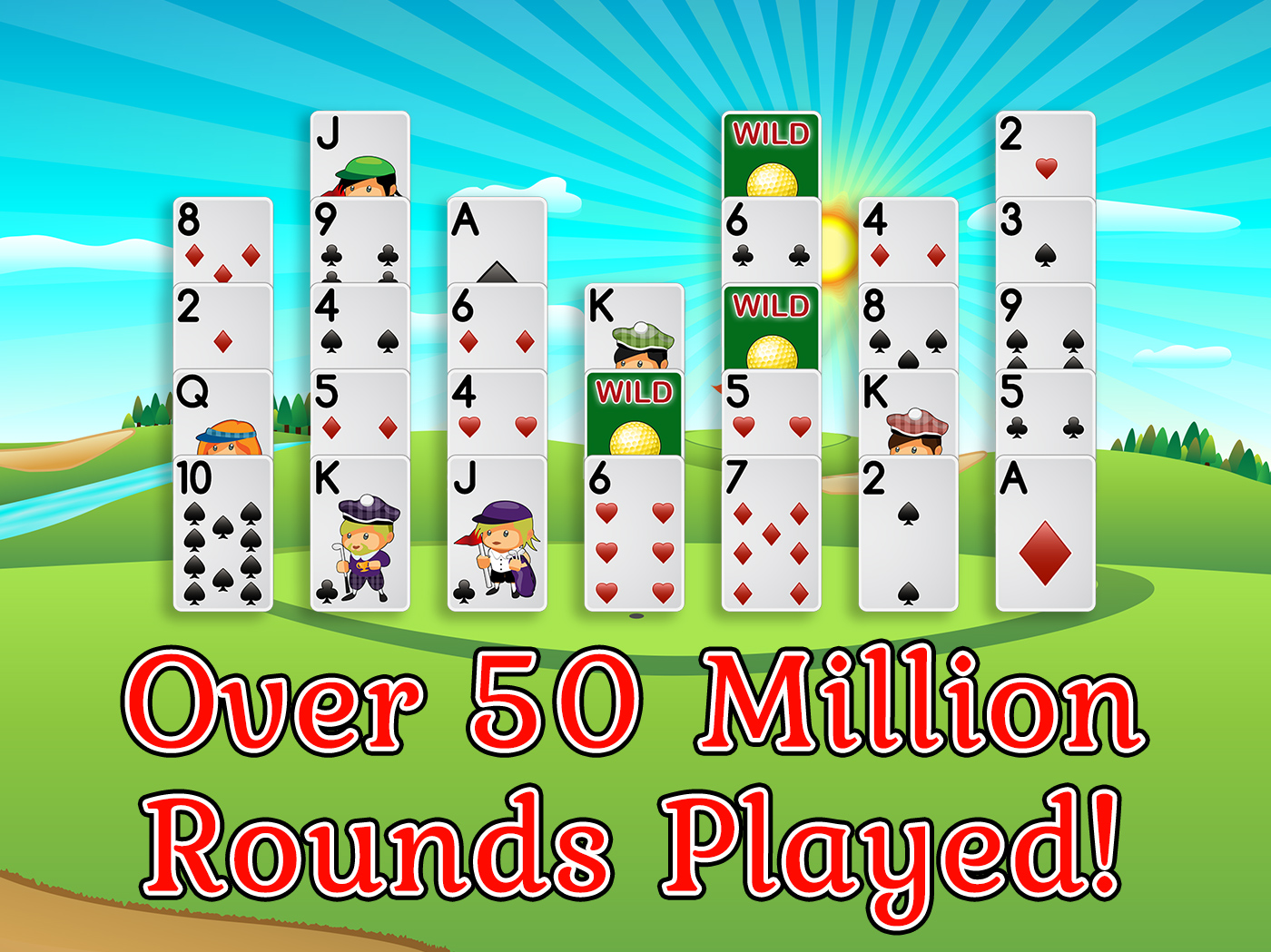 Golf Solitaire Play it online